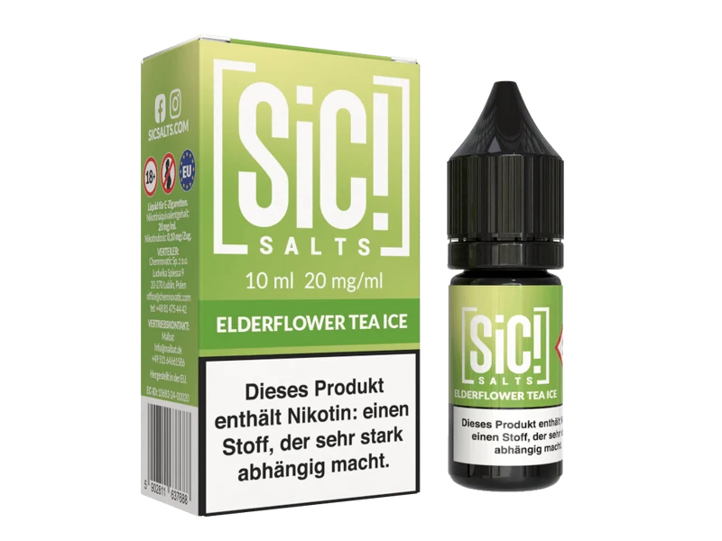 SiC! Salts Elderflower Tea Ice Nikotinsalz Liquid