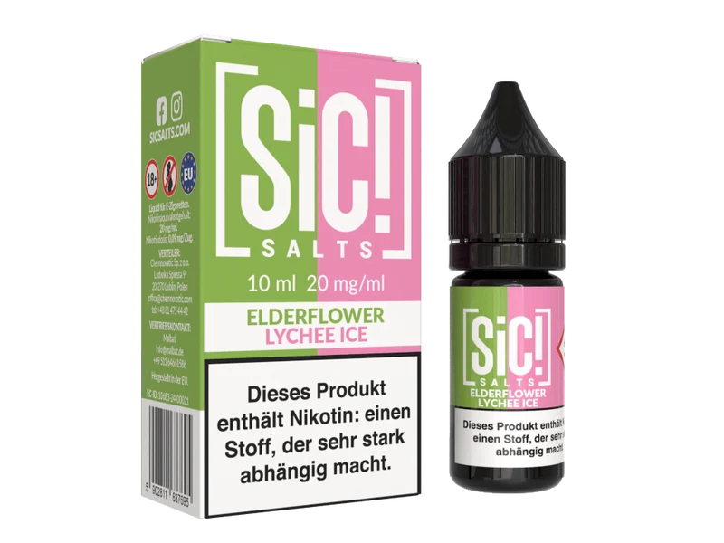 SiC! Salts Elderflower Lychee Ice Nikotinsalz Liquid