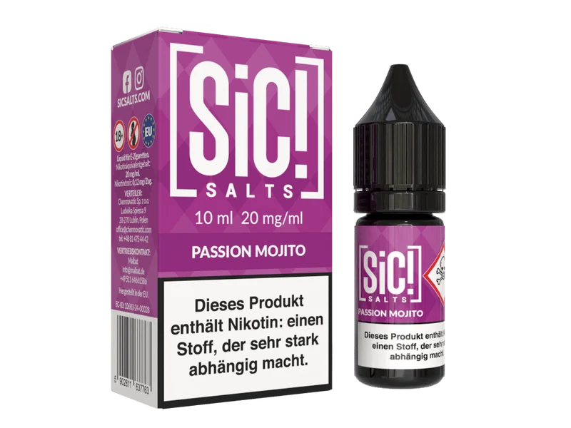 SiC! Salts Passion Mojito Nikotinsalz Liquid