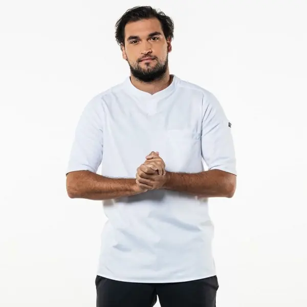 Chaud Devant Kochjacke T-Shirt Valente UFX white