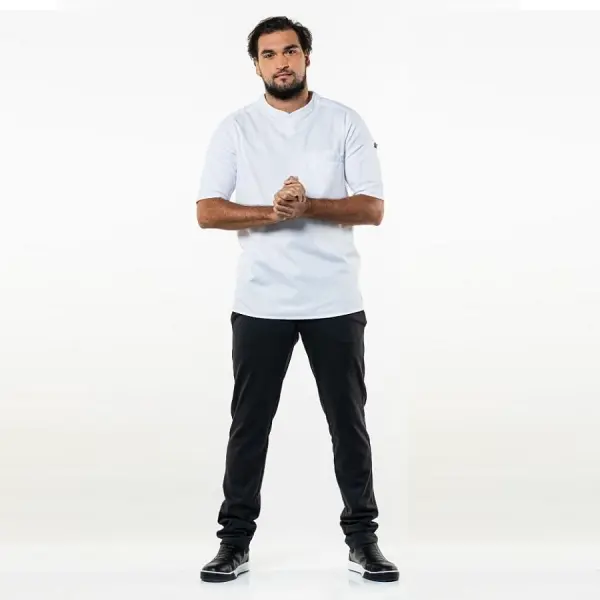 Chaud Devant Kochjacke T-Shirt Valente UFX white
