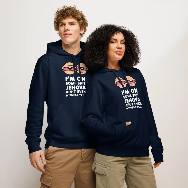 Jehova Shih Unisex Bio-Hoodie - Mittelschwer