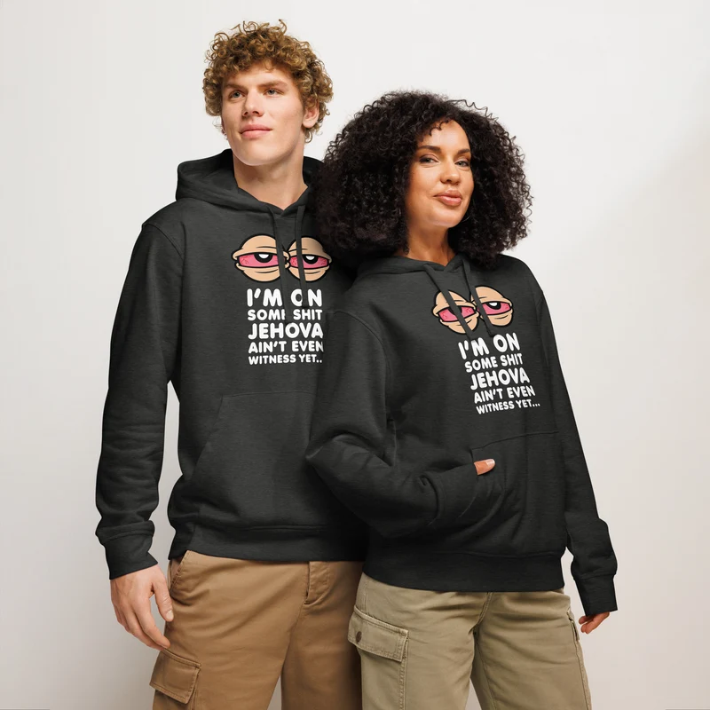 Jehova Shih Unisex Bio-Hoodie - Mittelschwer