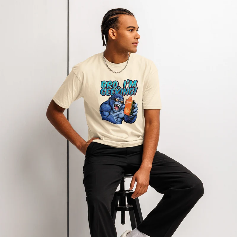 Bro, I'm Geeking Herren-T-Shirt