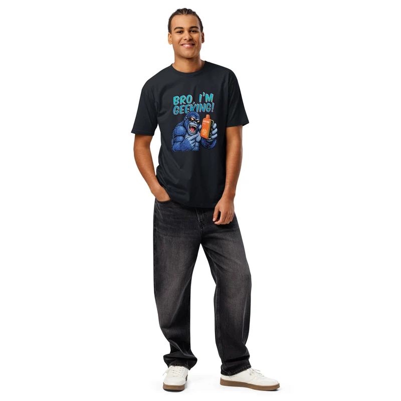 Bro, I'm Geeking Herren-T-Shirt