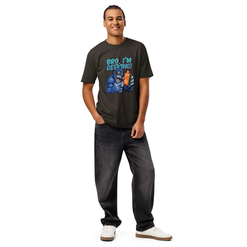 Bro, I'm Geeking Herren-T-Shirt