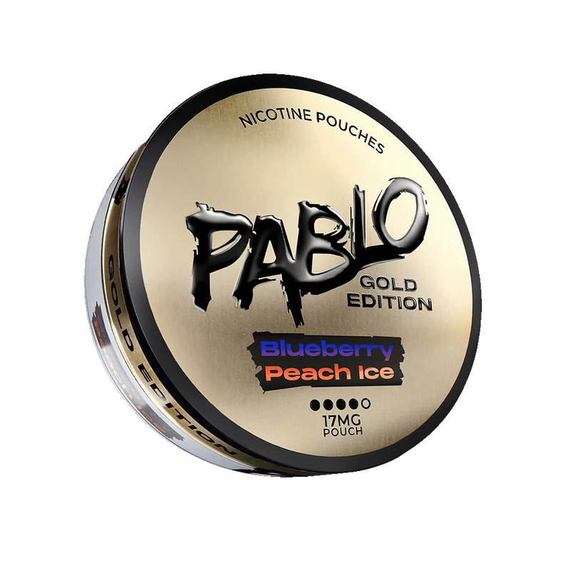 Pablo Gold Edition Blueberry Peach Ice