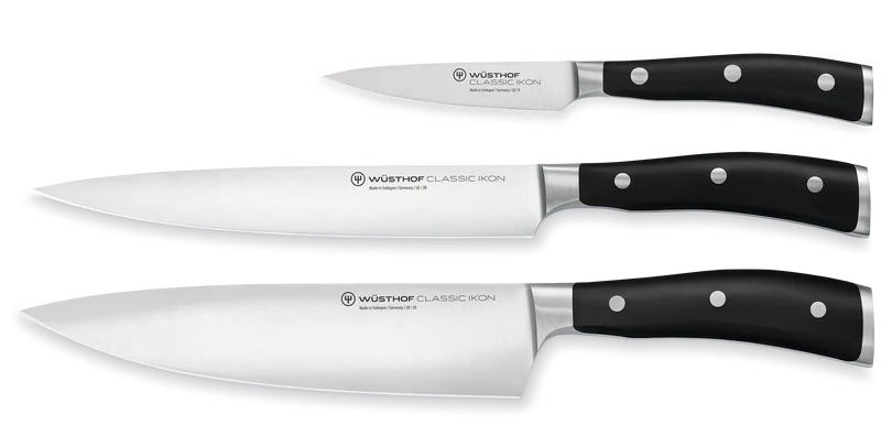 WÜSTHOF Classic Ikon Messerset 3-teilig