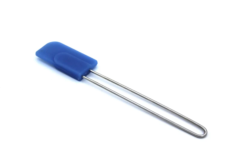Teigschaber aus Silikon mit Metallgriff