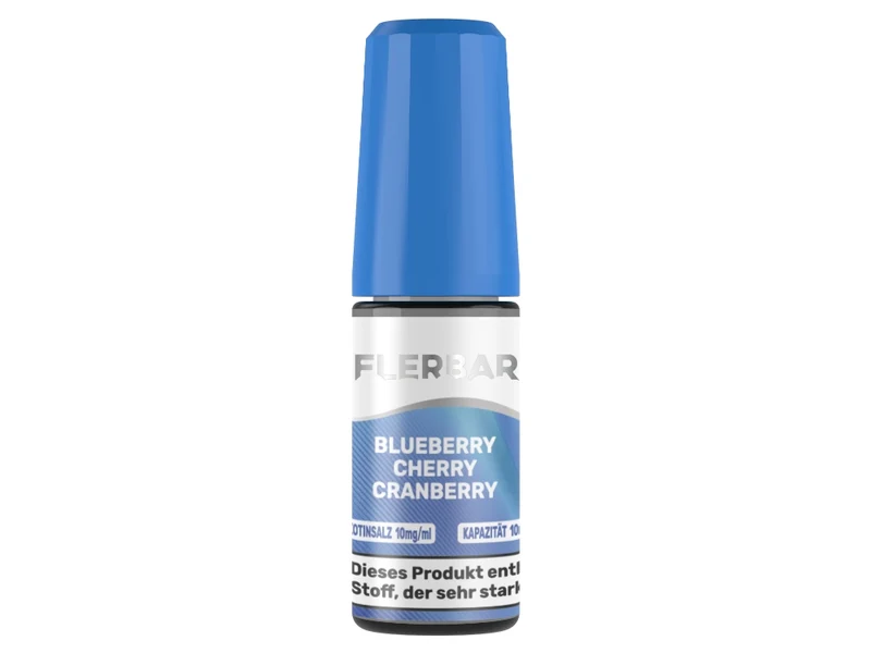 Flerbar Nikotinsalz Liquid Blueberry Cherry Cranberry – 10ml Beerenmix
