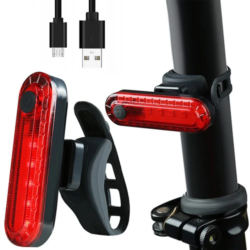 Fahrrad Rücklicht LED Rückleuchte Rücklicht Fahrrad | Fahrradlicht USB Wiederaufladbare