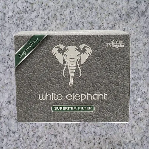 White Elephant 9mm Filters- Supermix - Box of 40