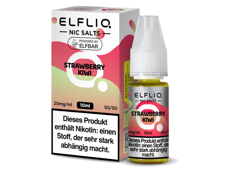 ELFLIQ Strawberry Kiwi Nikotinsalz Liquid – 10ml Elfbar E-Liquid