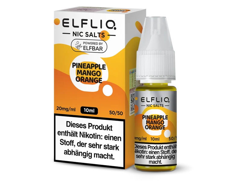 ELFLIQ Pineapple Mango Orange Nikotinsalz Liquid – 10ml Frucht-Mix