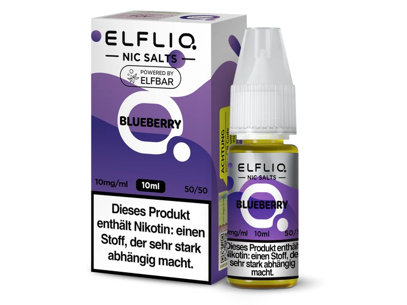 ELFLIQ Blueberry Nikotinsalz Liquid – Blaubeere & Frische (10ml)