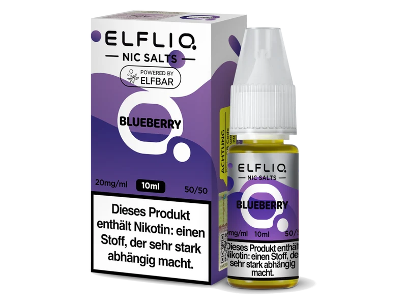 ELFLIQ Blueberry Nikotinsalz Liquid – Blaubeere & Frische (10ml)