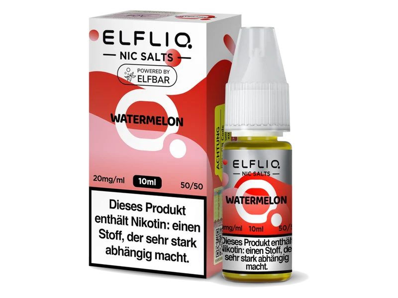 ELFLIQ Watermelon Nikotinsalz Liquid – Elfbar E-Liquid mit Cooling 10ml