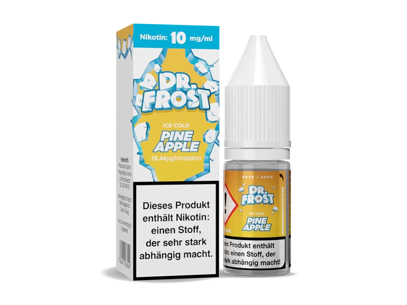 Dr. Frost Pineapple Ice Nikotinsalz Liquid – Ananas & Koolada 10ml