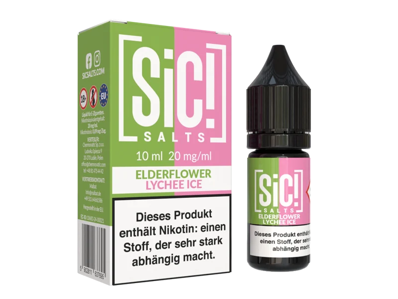 SiC! Salts - Nikotinsalz Liquid - Elderflower Lychee Ice
