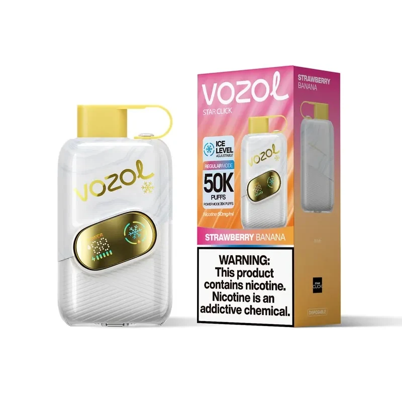 Vozol Star Click 50K Puffs Wiederaufladbares Einweg Kit (50000 Puffs) - 💥 Nehme 4 Zahle NUR 3! + Ab einem Einkauf von 100€ 2 Mystery Gratis💥
