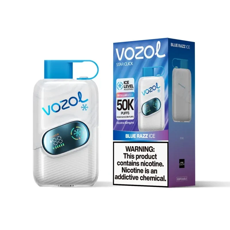 Vozol Star Click 50K Puffs Wiederaufladbares Einweg Kit (50000 Puffs) - 💥 Nehme 4 Zahle NUR 3! + Ab einem Einkauf von 100€ 2 Mystery Gratis💥