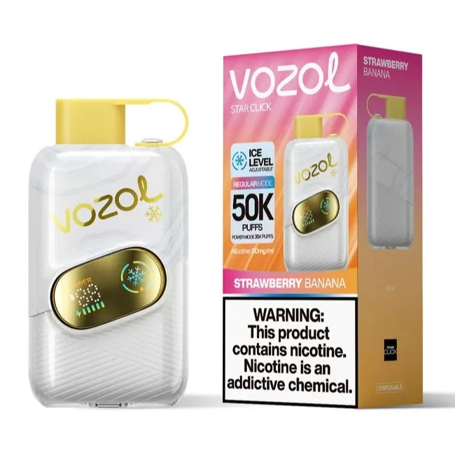 Vozol Star Click 50K Puffs Wiederaufladbares Einweg Kit (50000 Puffs) - 💥 Nehme 4 Zahle NUR 3! + Ab einem Einkauf von 100€ 2 Mystery Gratis💥