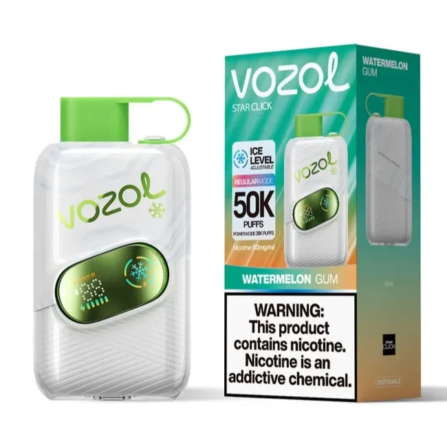 Vozol Star Click 50K Puffs Wiederaufladbares Einweg Kit (50000 Puffs) - 💥 Nehme 4 Zahle NUR 3! + Ab einem Einkauf von 100€ 2 Mystery Gratis💥