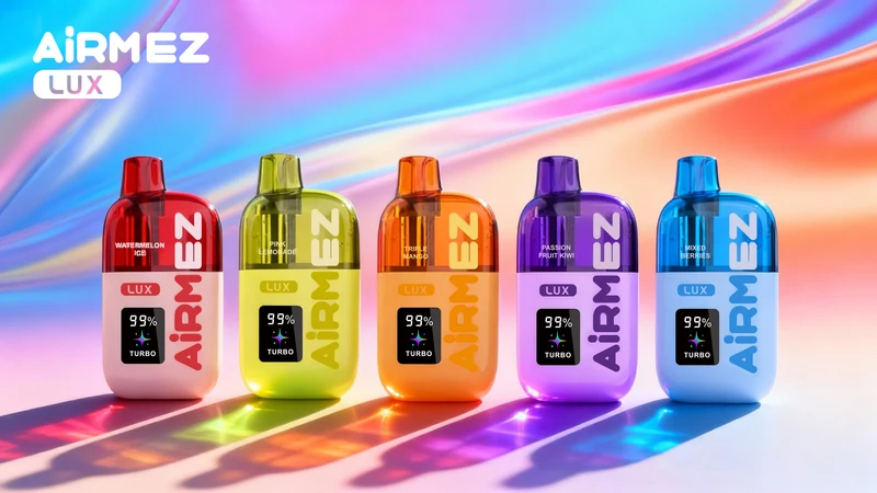 Airmez Lux 60000 60K Puffs Wiederaufladbares Einweg Kit - 💥 Nehme 5 Zahle NUR 4! + Ab einem Einkauf von 100€ 2 Mystery Gratis💥