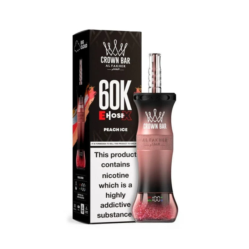 AL Fakher Crown Bar 60K 60000 Puffs E-Hose X Einweg Kit - 💥 Nehme 4 Zahle NUR 3! + Ab einem Einkauf von 100€ 2 Mystery Gratis💥