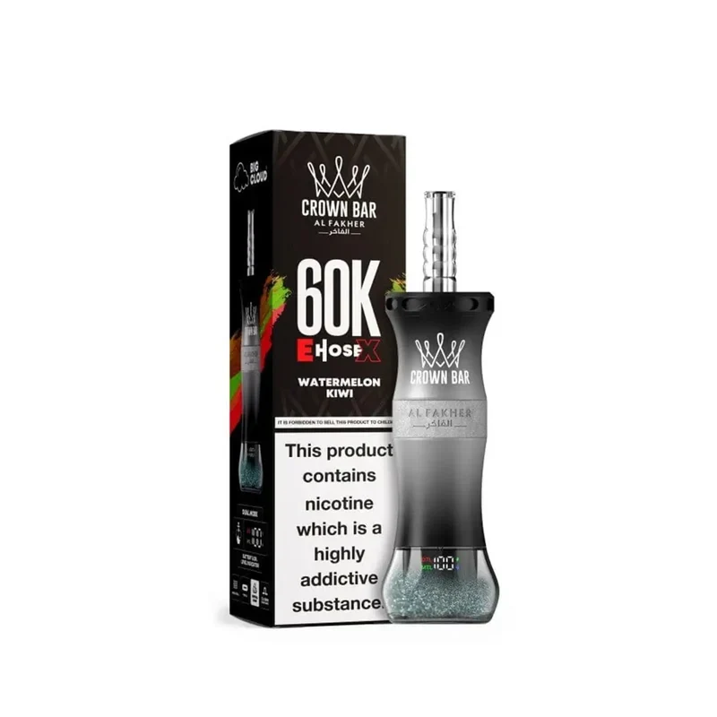 AL Fakher Crown Bar 60K 60000 Puffs E-Hose X Einweg Kit - 💥 Nehme 4 Zahle NUR 3! + Ab einem Einkauf von 100€ 2 Mystery Gratis💥