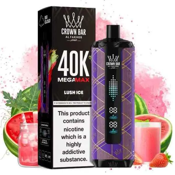 AL Fakher Crown Bar Mega Max 40K 40000 Puffs Einweg Kit - 💥 Nehme 4 Zahle NUR 3! + Ab einem Einkauf von 100€ 2 Mystery Gratis💥