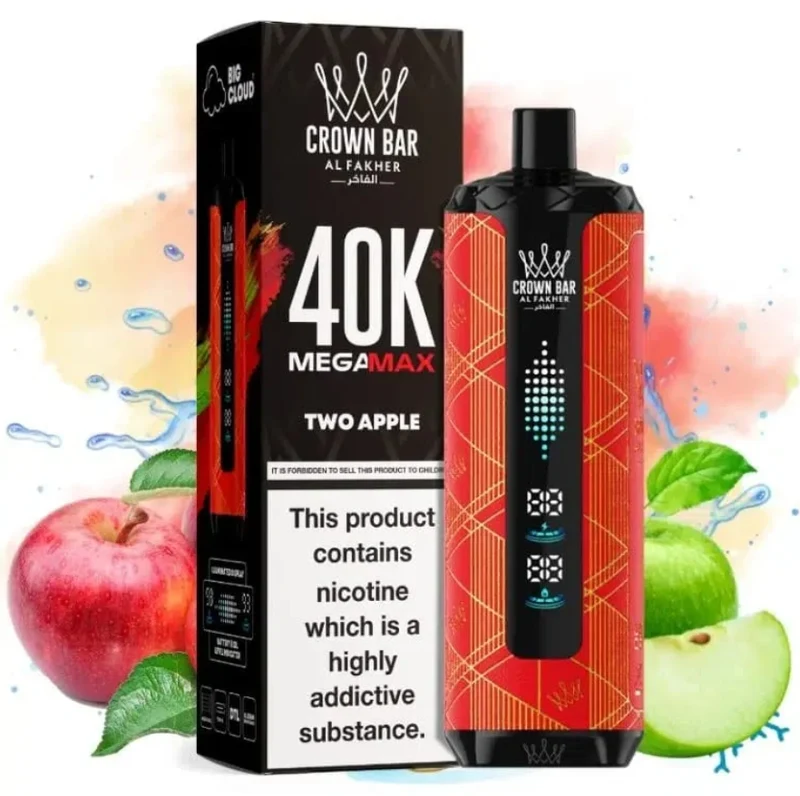 AL Fakher Crown Bar Mega Max 40K 40000 Puffs Einweg Kit - 💥 Nehme 4 Zahle NUR 3! + Ab einem Einkauf von 100€ 2 Mystery Gratis💥