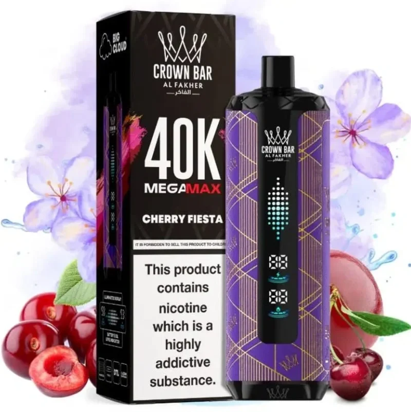 AL Fakher Crown Bar Mega Max 40K 40000 Puffs Einweg Kit - 💥 Nehme 4 Zahle NUR 3! + Ab einem Einkauf von 100€ 2 Mystery Gratis💥