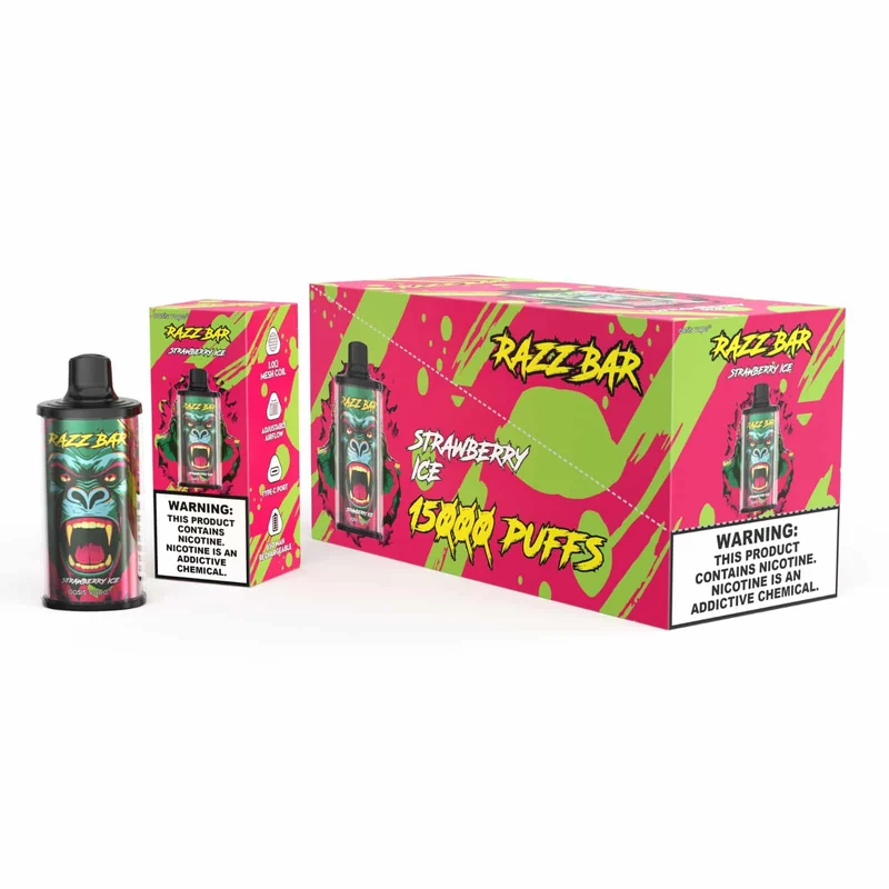 Razz Bar 15000 15K Puffs Einweg Kit- 💥 Nehme 5 Zahle NUR 4! + Ab einem Einkauf von 100€ 2 Mystery Gratis💥