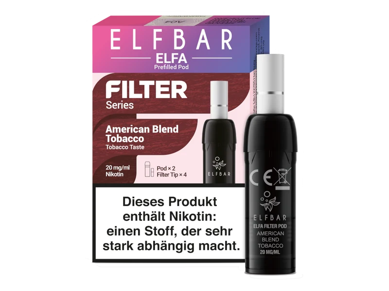 Elf Bar - Elfa - Filter Series - 2ml Prefilled Pods (2 Stück)