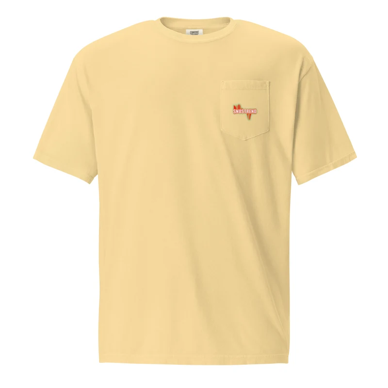 Distressed Snustrend T-Shirt mit Brusttasche