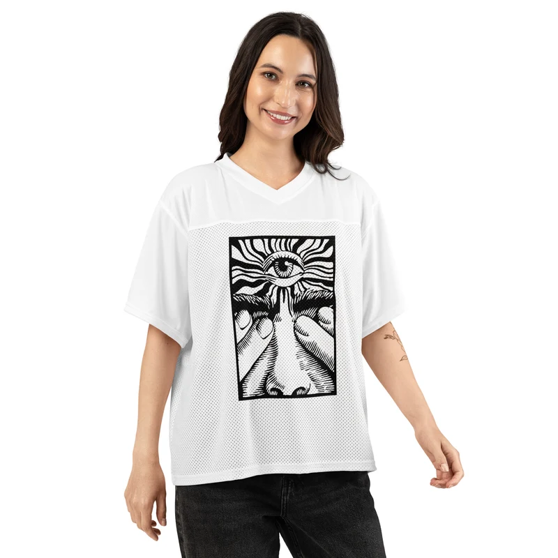 I Can See Clearly Boxy-Fußballtrikot