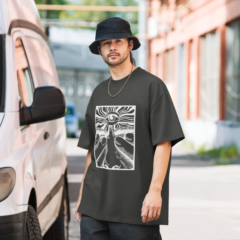 I Can See Clearly Oversized Vintage-T-Shirt
