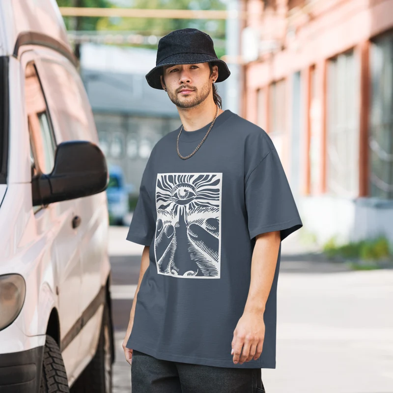 I Can See Clearly Oversized Vintage-T-Shirt