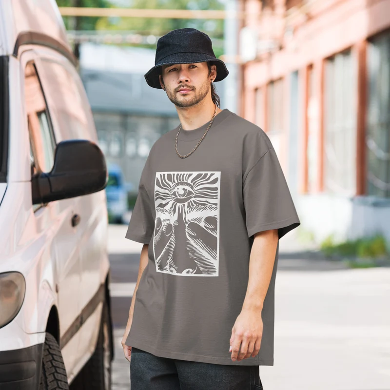 I Can See Clearly Oversized Vintage-T-Shirt