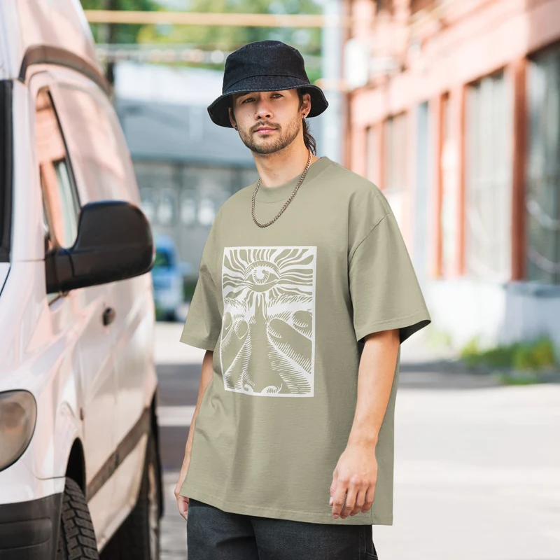I Can See Clearly Oversized Vintage-T-Shirt