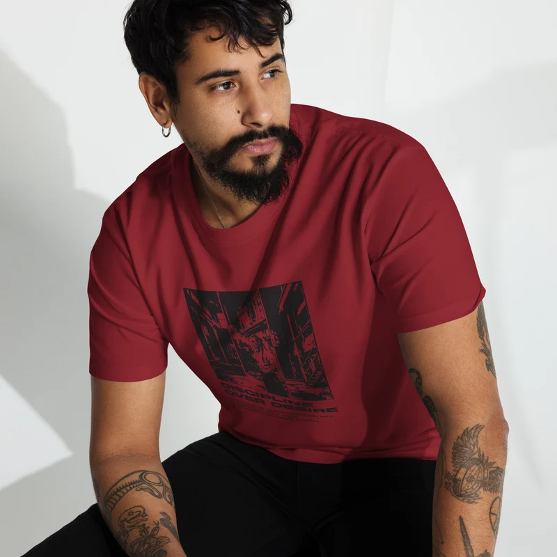 Discipline over Desire Premium Herren-T-Shirt
