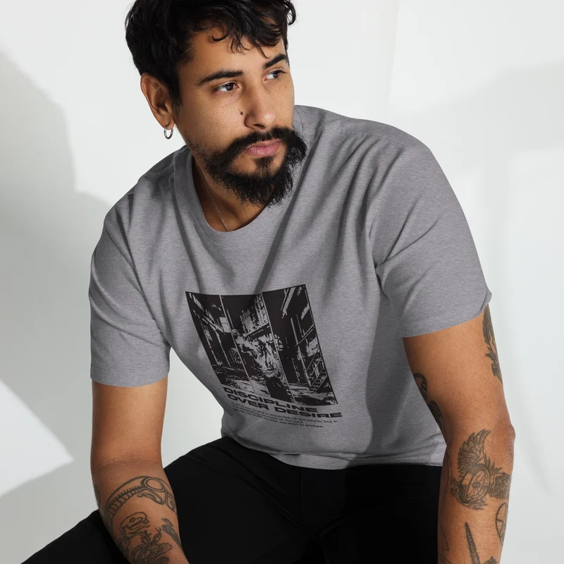Discipline over Desire Premium Herren-T-Shirt
