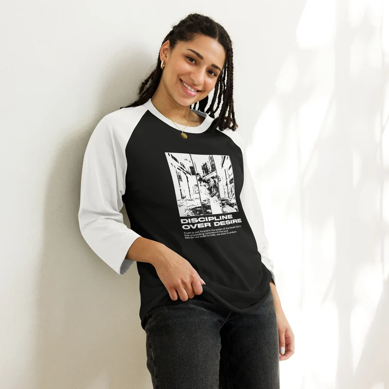 Raglan-Shirt mit 3/4-Ärmeln