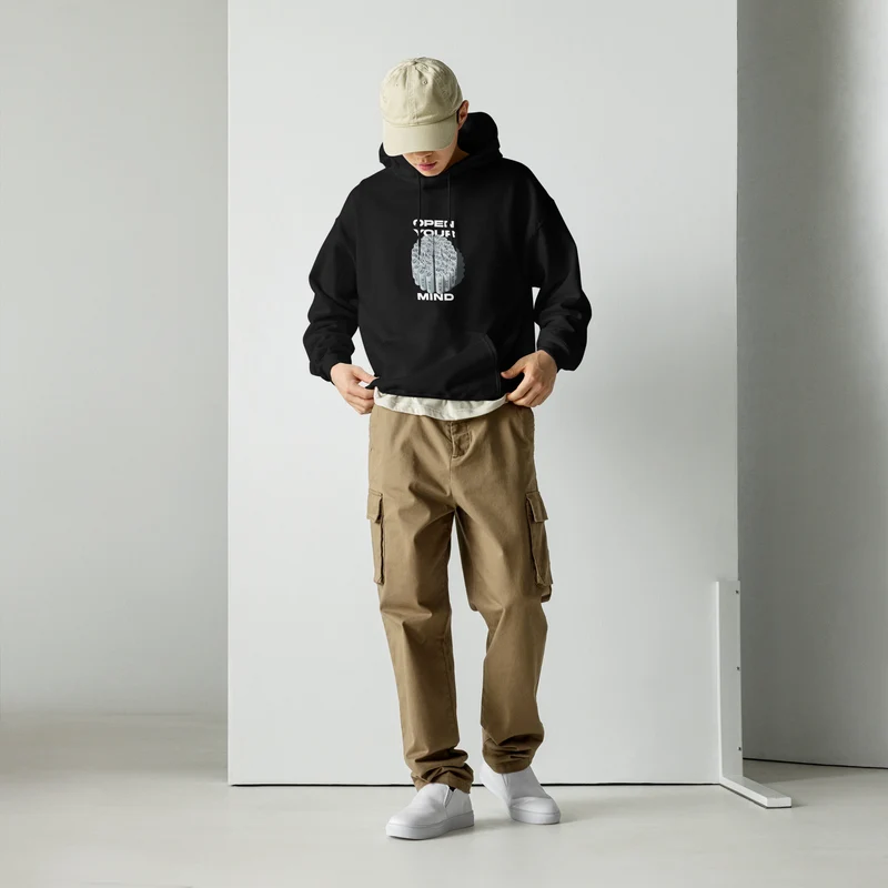 Open Your Mind Unisex Bio-Hoodie
