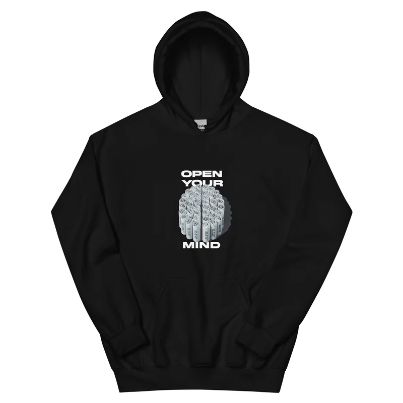 Open Your Mind Unisex Bio-Hoodie