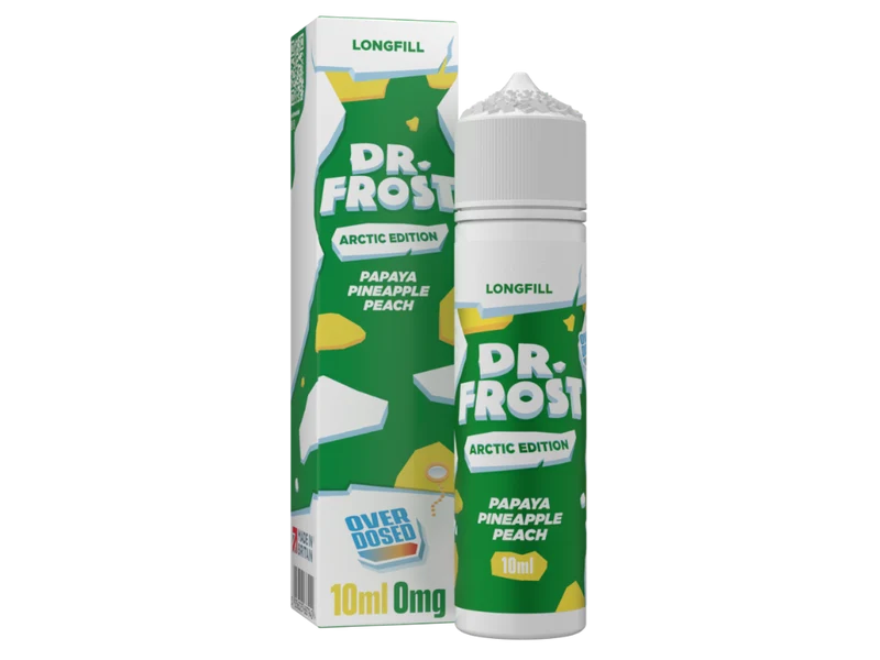 Dr. Frost - Arctic Edition - Papaya Pineapple Peach - Longfill Aroma 10ml (60ml Flasche)