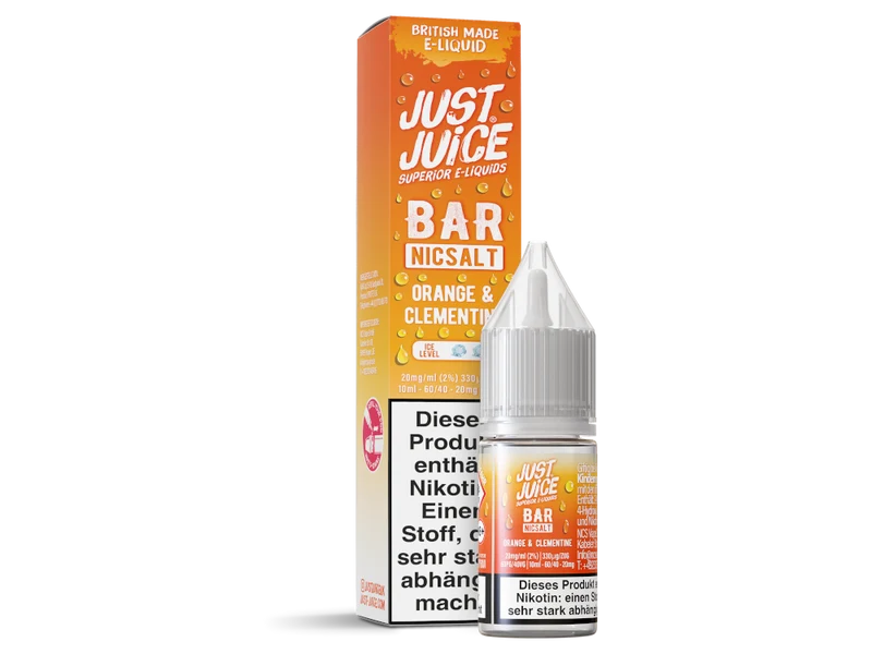 Just Juice - Bar - Orange & Clementine - 10ml Fertigliquid (Nikotinsalz)