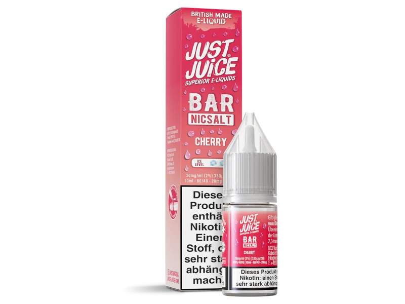 Just Juice - Bar - Cherry - 10ml Fertigliquid (Nikotinsalz)