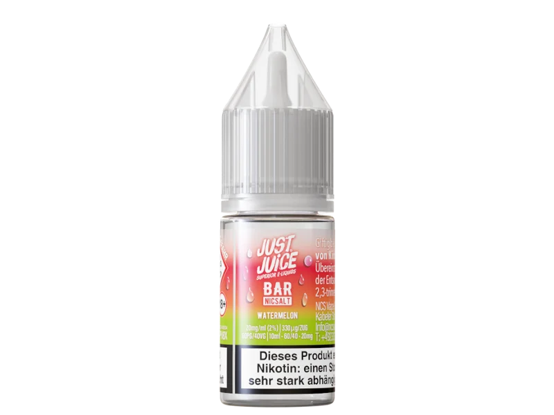 Just Juice - Bar - Watermelon - 10ml Fertigliquid (Nikotinsalz)